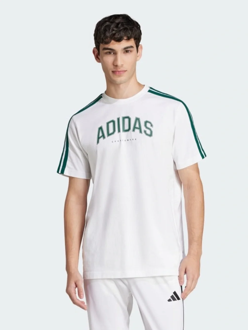 Adidas Codes Collegiate Linear Graphic Tee - Small